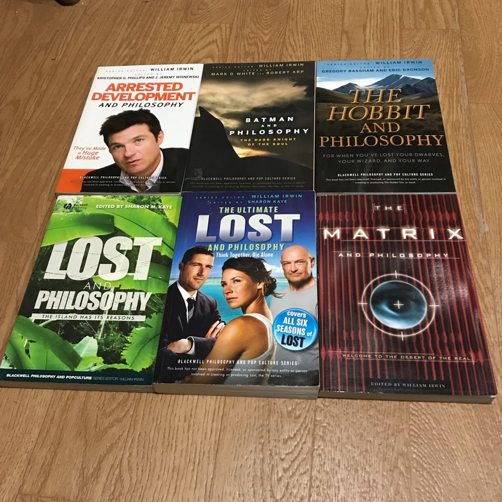 Blackwell Philosophy and Pop Culture Book Collection lot of 6